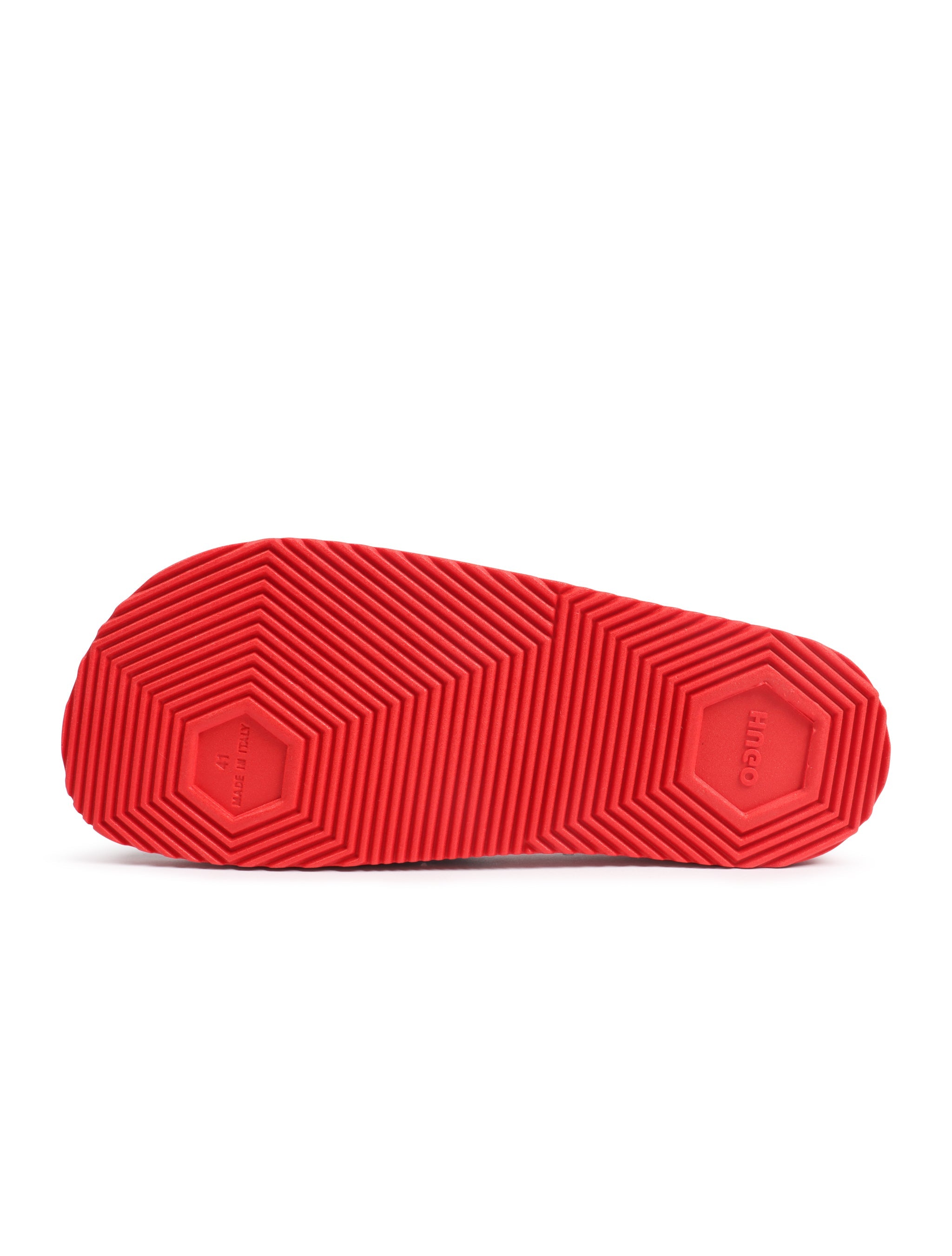 Hugo Timein Stacked Slide - Red by Denim Exchange