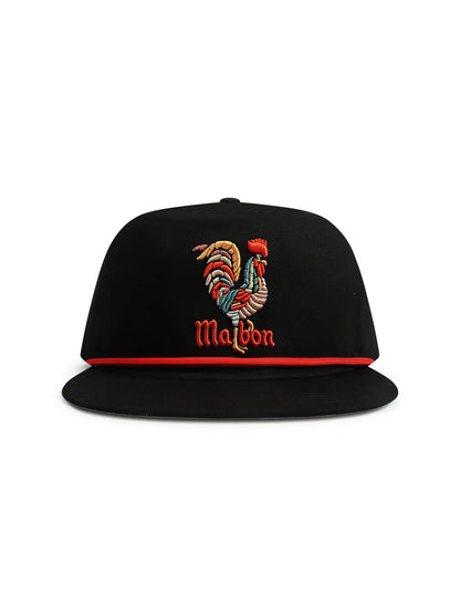Malbon Rooster Snapback - Black by Denim Exchange