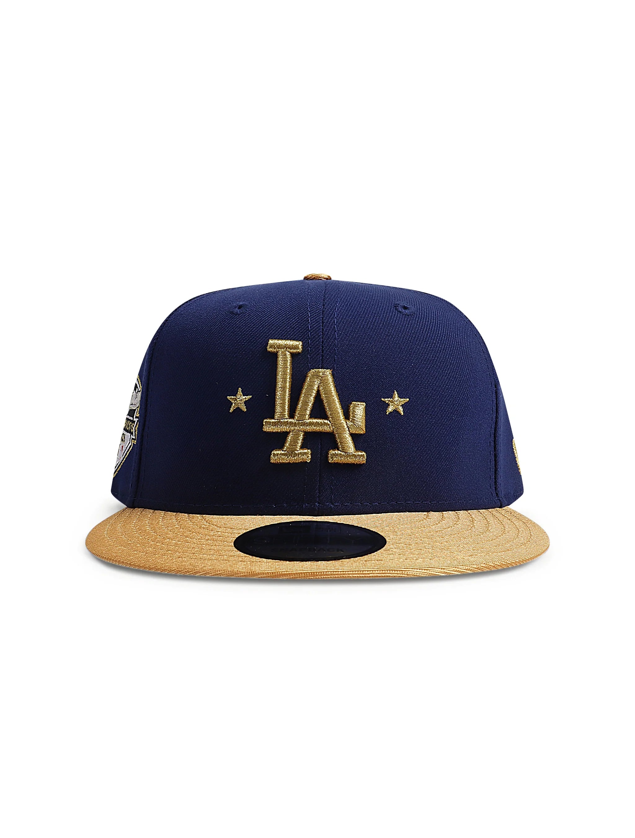 New Era 5950 Dodgers World Series Champs - Blue/Gold by Denim Exchange