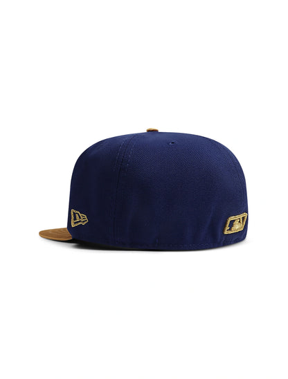 New Era 5950 Dodgers World Series Champs - Blue/Gold by Denim Exchange