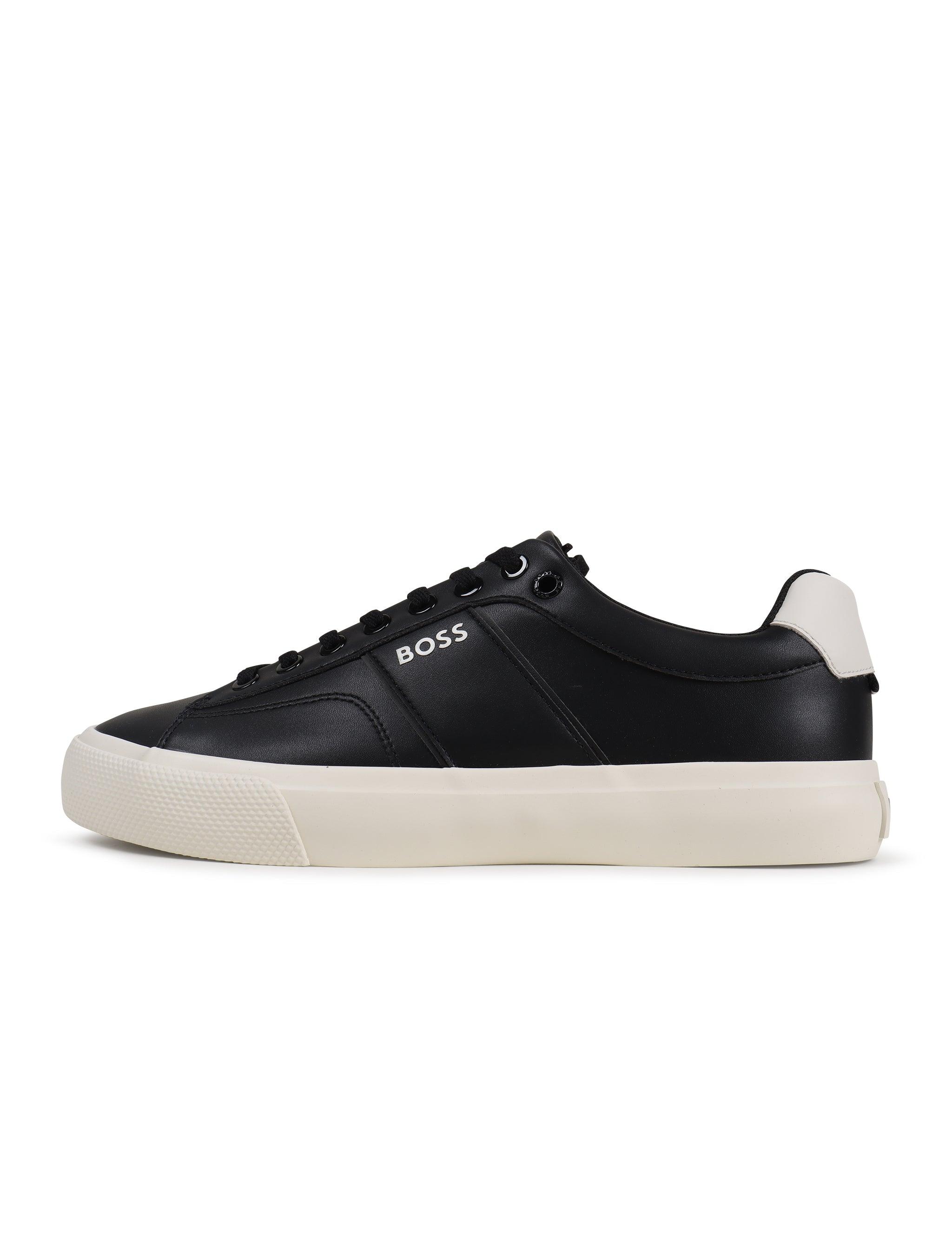 Hugo Boss Aiden Tenn Shoes - Black by Denim Exchange