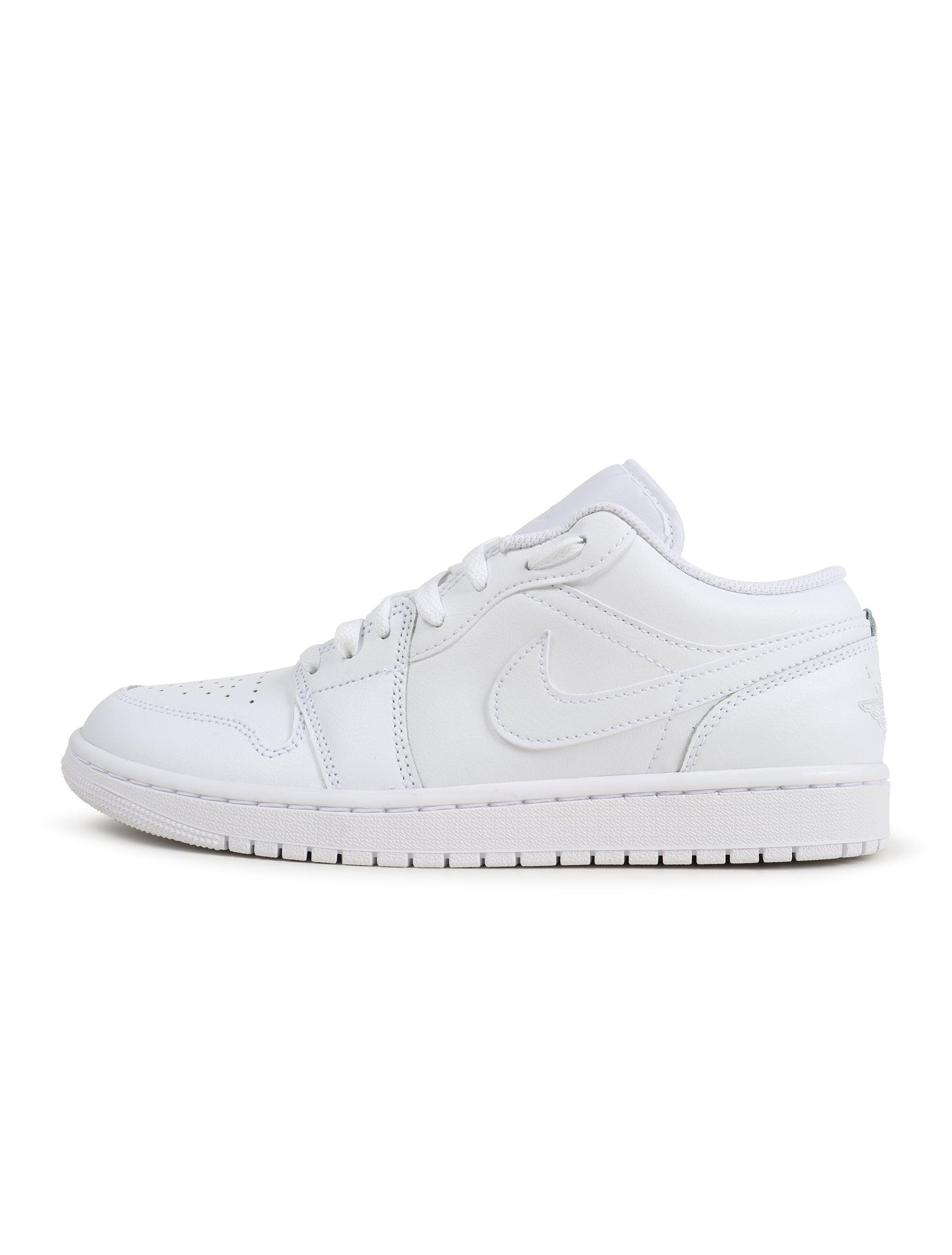 Air Jordan 1 Low White/White-White by Denim Exchange