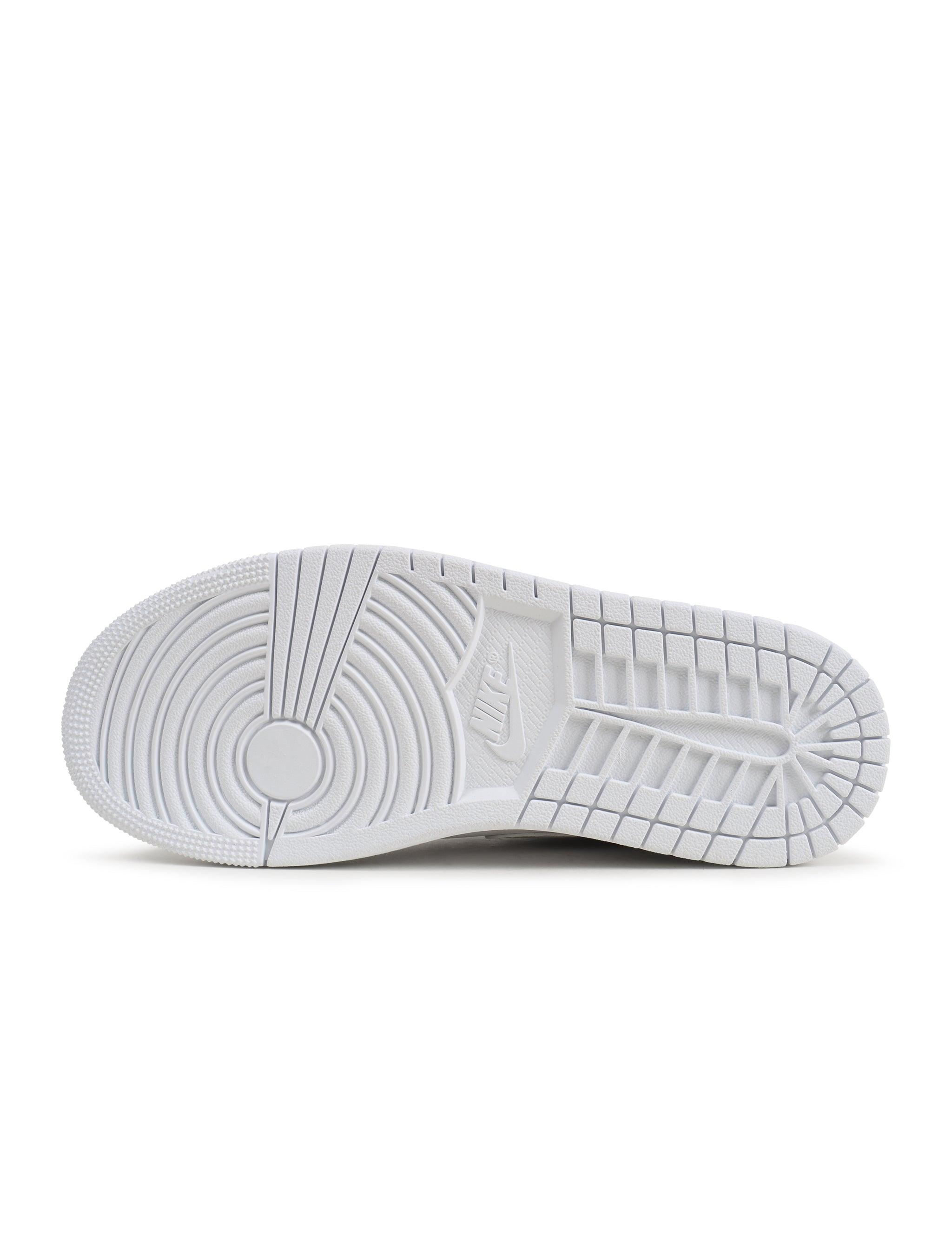 Air Jordan Mens 1 Mid - Triple White by Denim Exchange