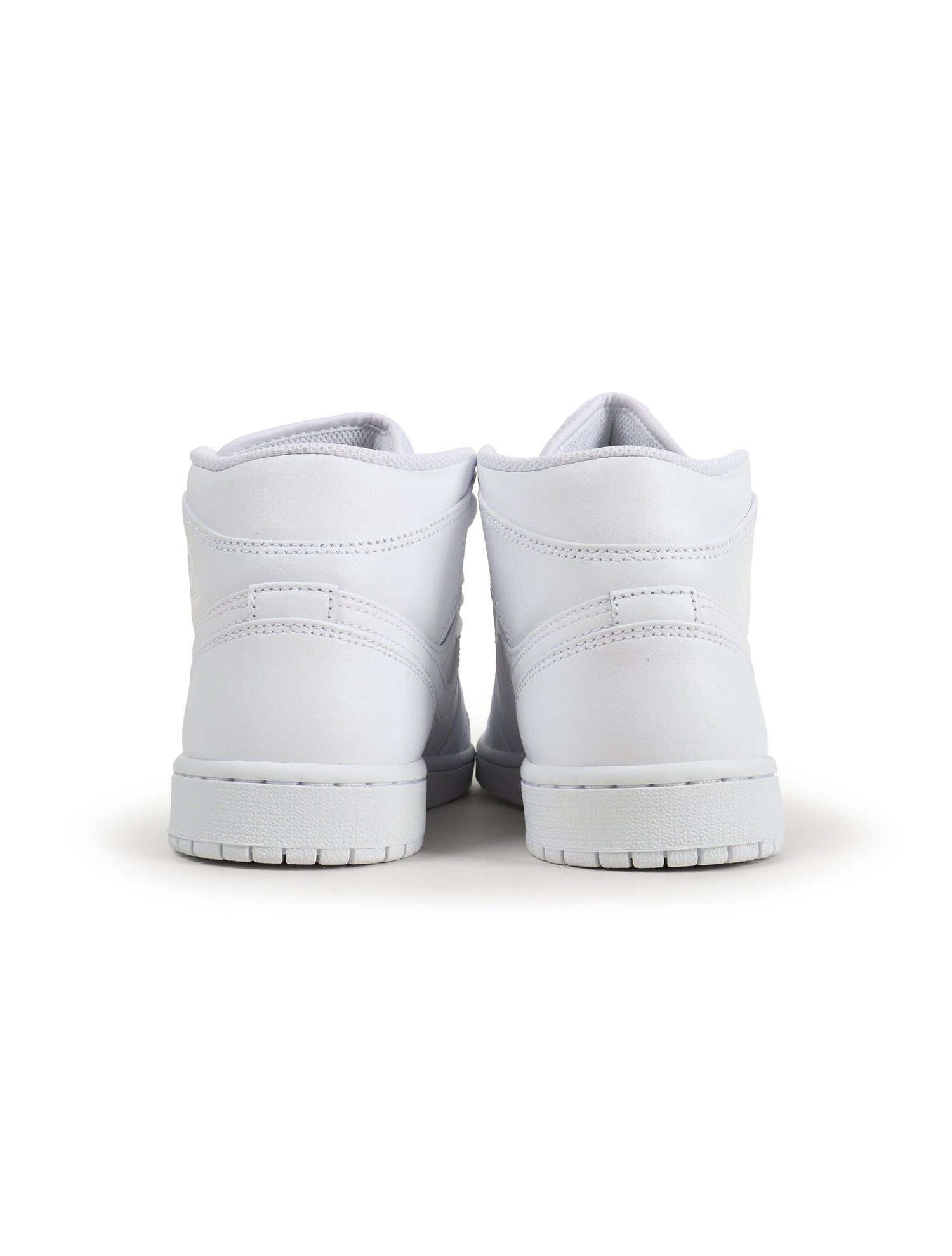 Air Jordan Mens 1 Mid - Triple White by Denim Exchange
