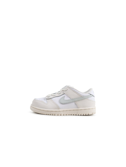 Nike (TD) Dunk Low - White/Light Silver by Denim Exchange