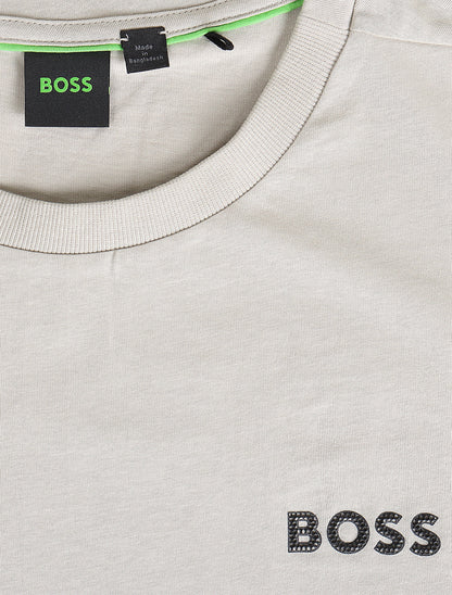 Boss Green Label Tee 12 - Cream by Denim Exchange
