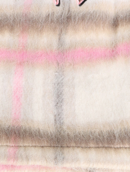 Sugarhill Tudor Mohair Shorts - Pink Plaid by Denim Exchange