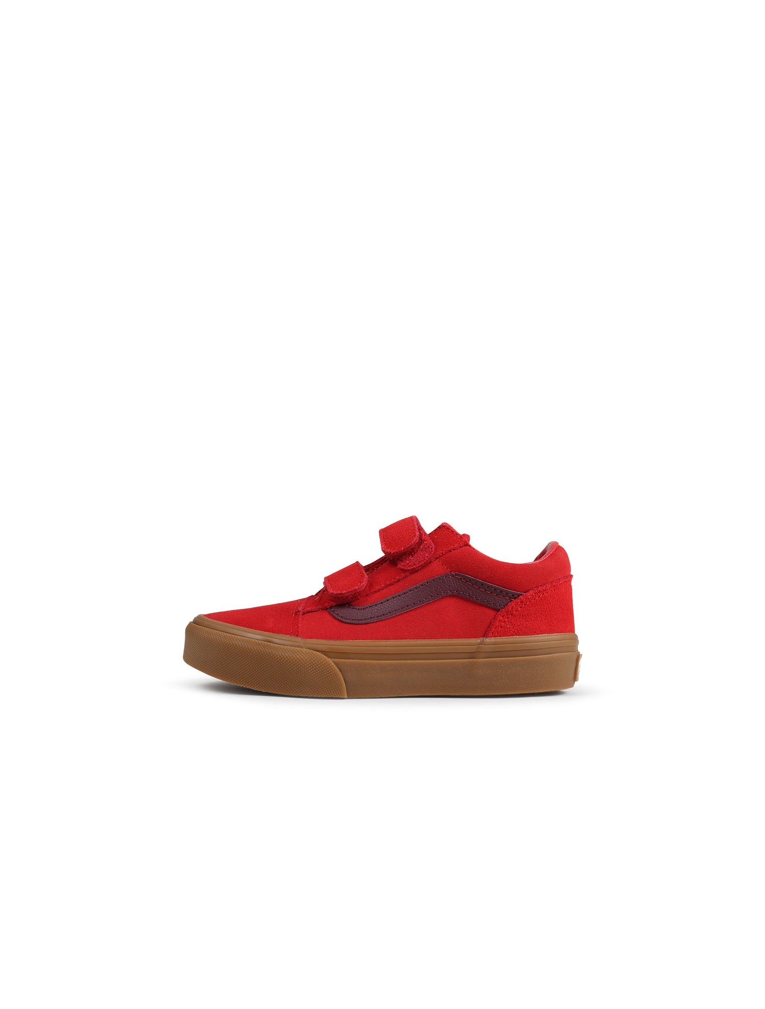 Vans (PS) Old Skool V - Gum Red by Denim Exchange