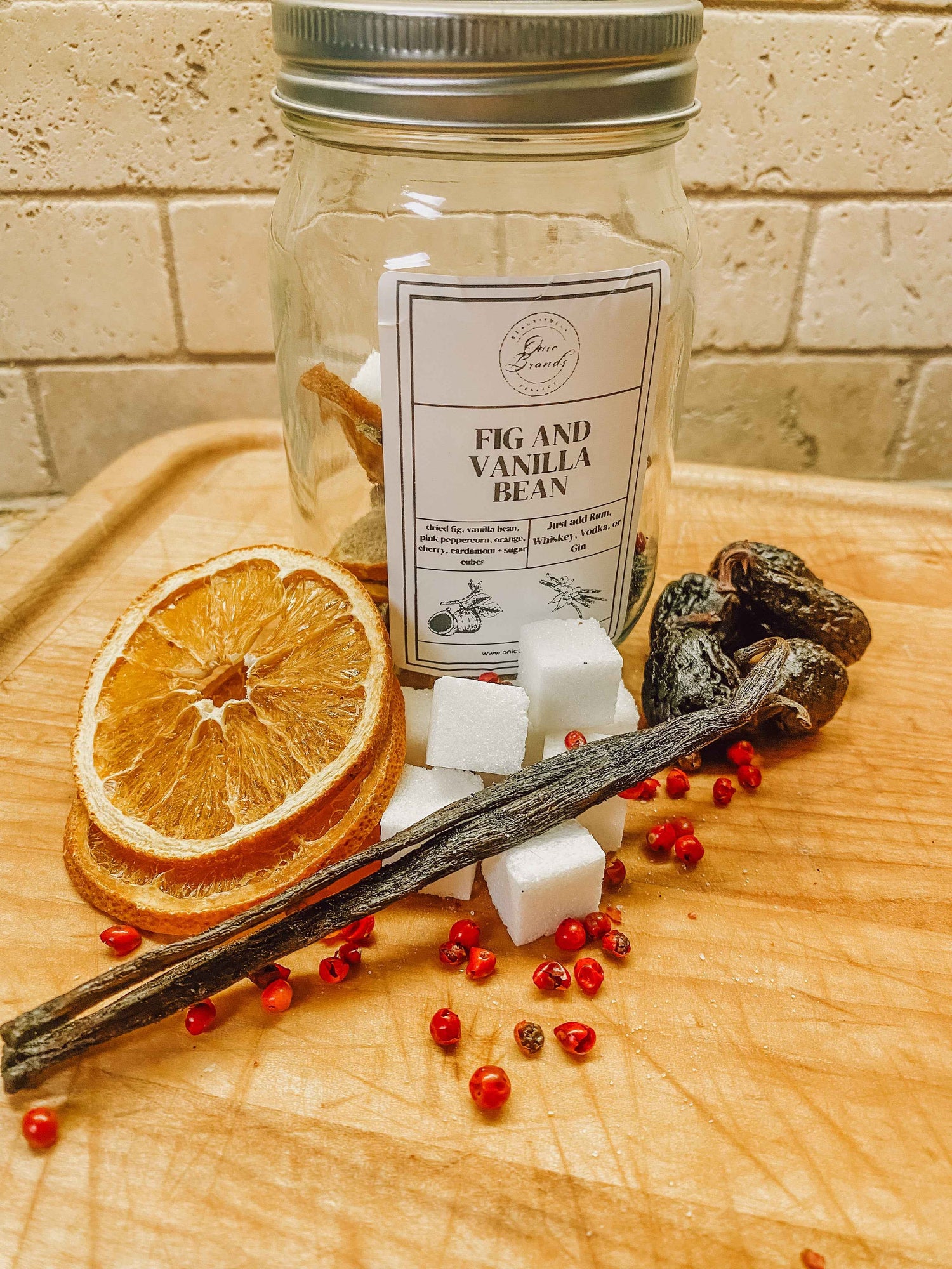 Onic Brands Fig &amp; Vanilla Bean Cocktail Infusion