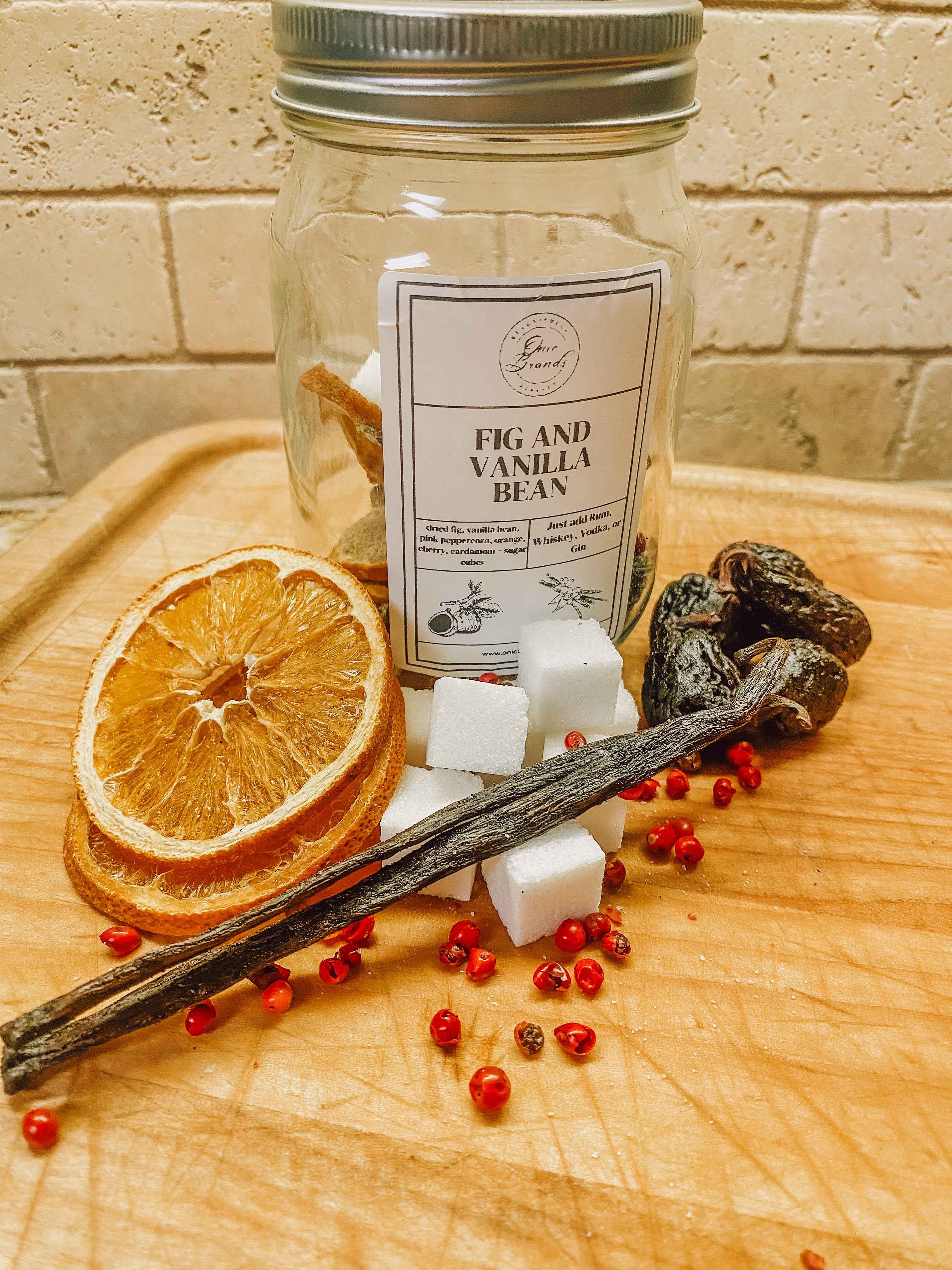 Onic Brands Fig &amp; Vanilla Bean Cocktail Infusion