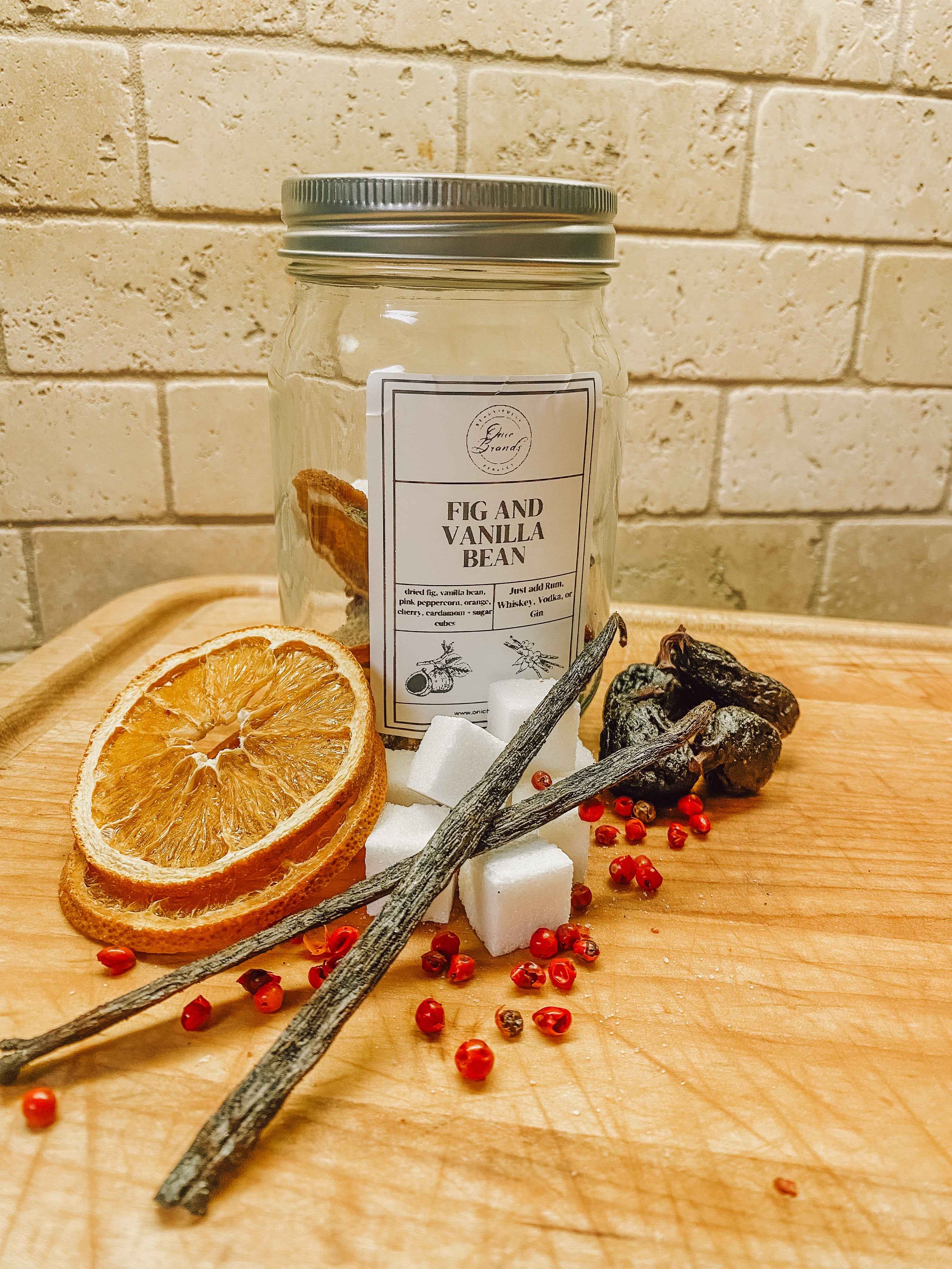 Onic Brands Fig &amp; Vanilla Bean Cocktail Infusion