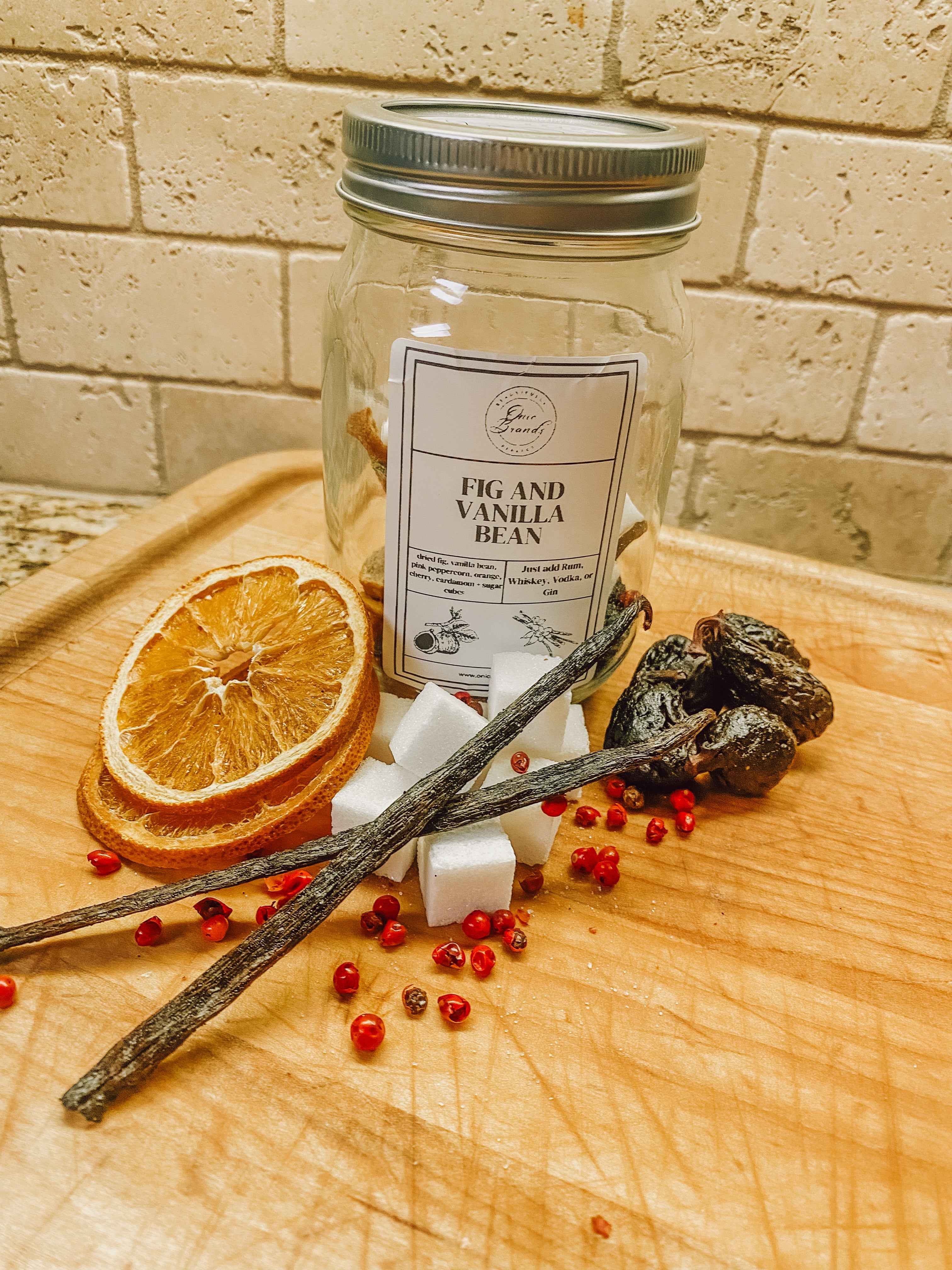 Onic Brands Fig &amp; Vanilla Bean Cocktail Infusion