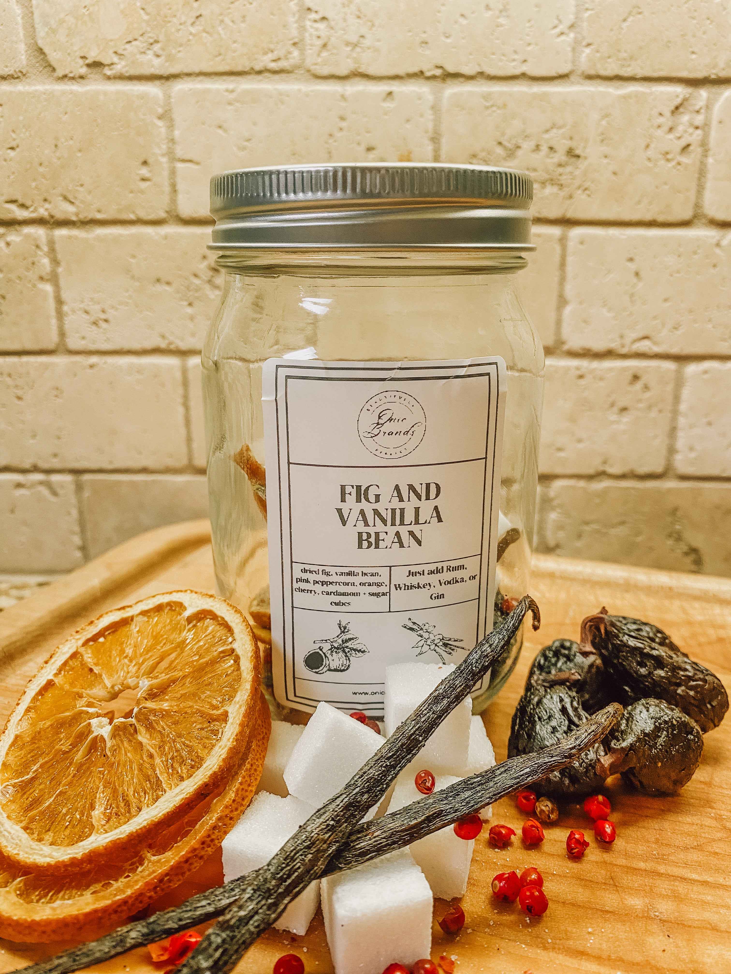 Onic Brands Fig &amp; Vanilla Bean Cocktail Infusion