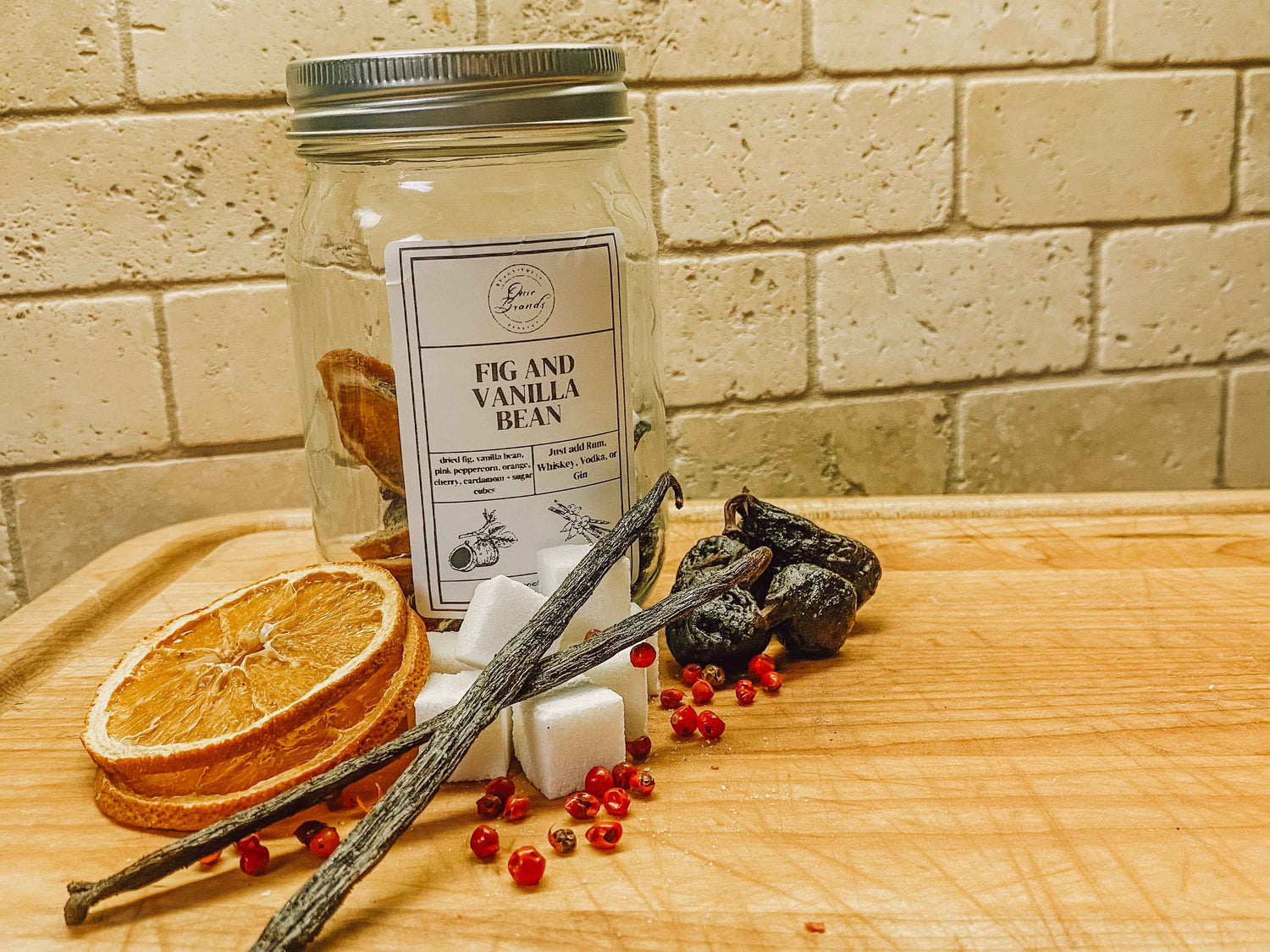 Onic Brands Fig &amp; Vanilla Bean Cocktail Infusion