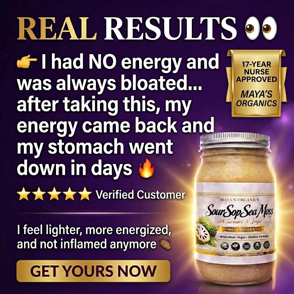 Soursop Sea Moss Gel | Organic Superfood Blend Boost Immunity &amp; Detox Naturally by Seamoss depot