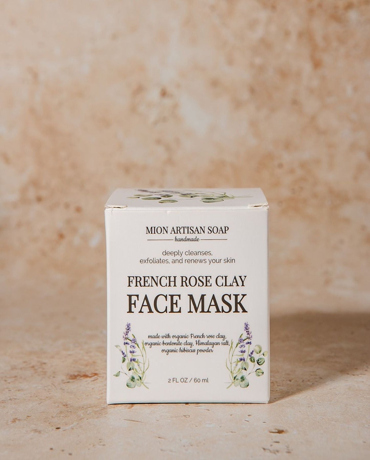 French Rose Clay Face Mask | Tone, Clear, and Detox by MION Artisan Soap Co.