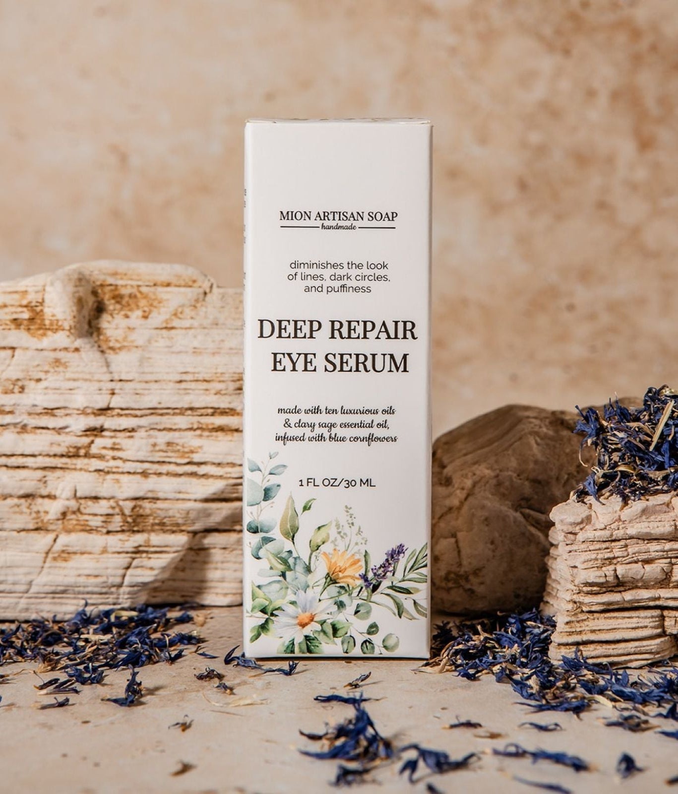 Deep Repair Eye Serum | Infused With Blue Cornflowers by MION Artisan Soap Co.