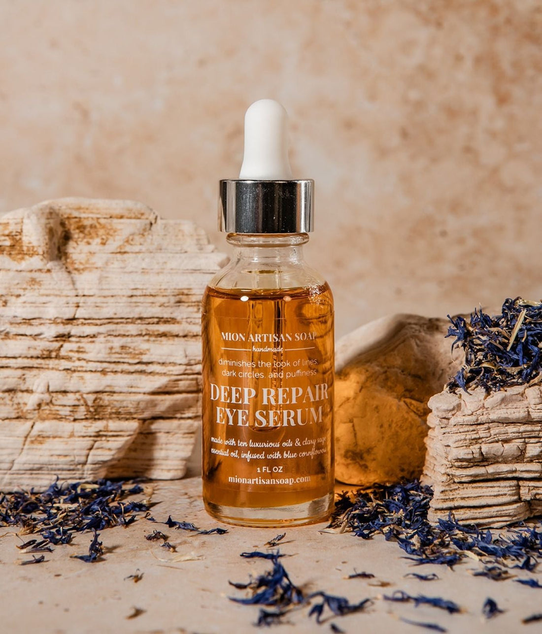 Deep Repair Eye Serum | Infused With Blue Cornflowers by MION Artisan Soap Co.