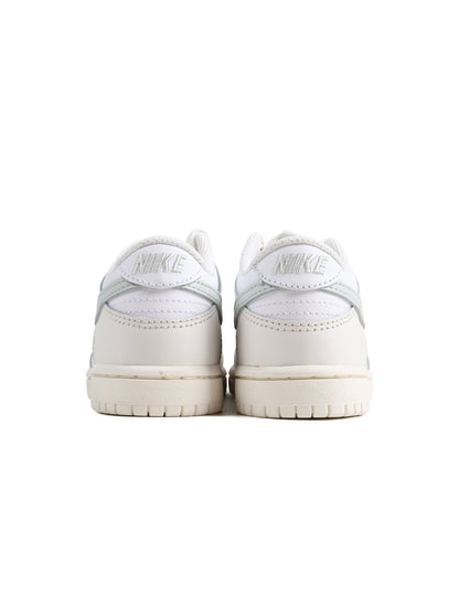 Nike (PS) Dunk Low - White/Light Silver by Denim Exchange