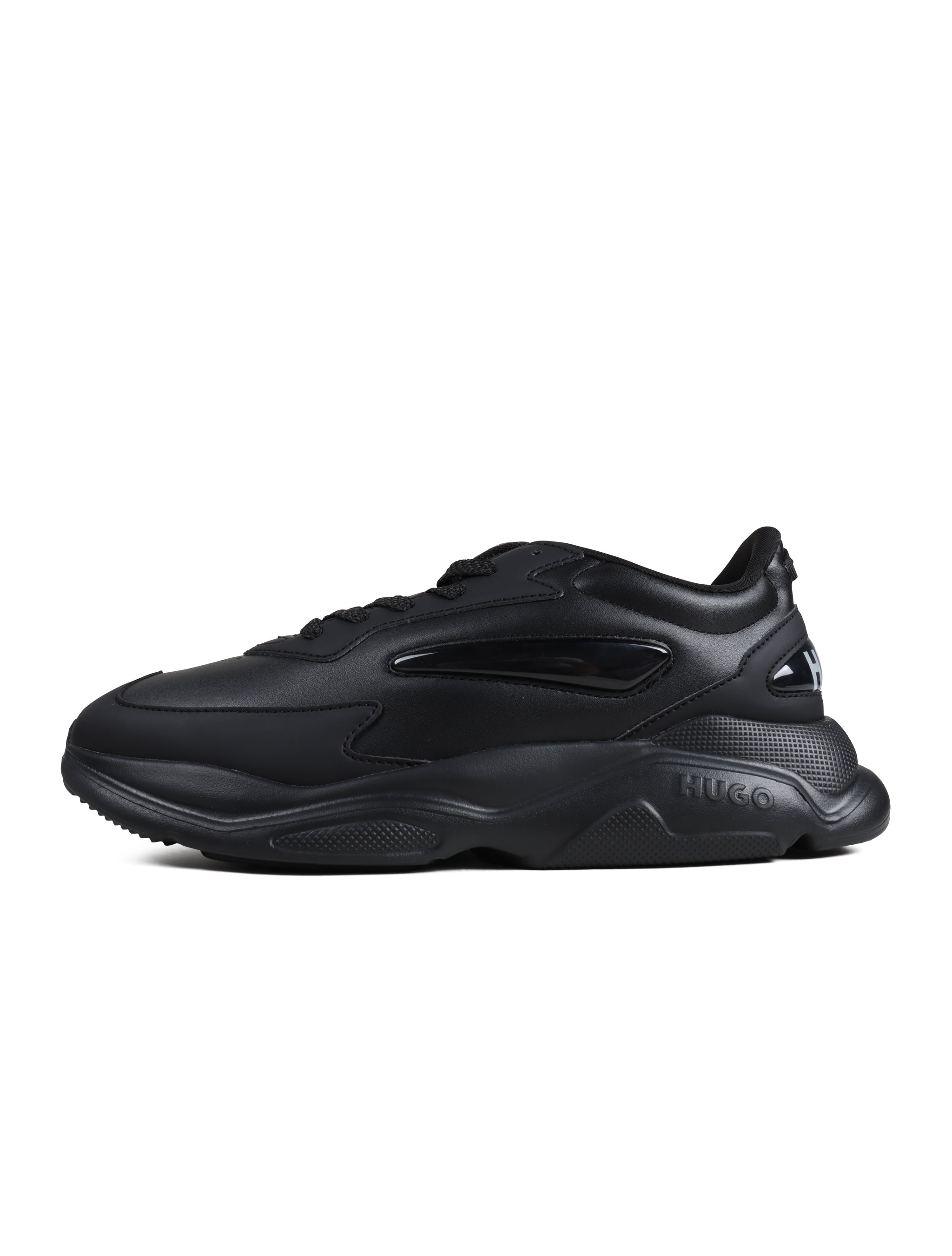 Hugo Leon Runn Shoes - Black by Denim Exchange