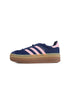 Adidas Womens Gazelle Bold - Dark Blue/Pink by Denim Exchange