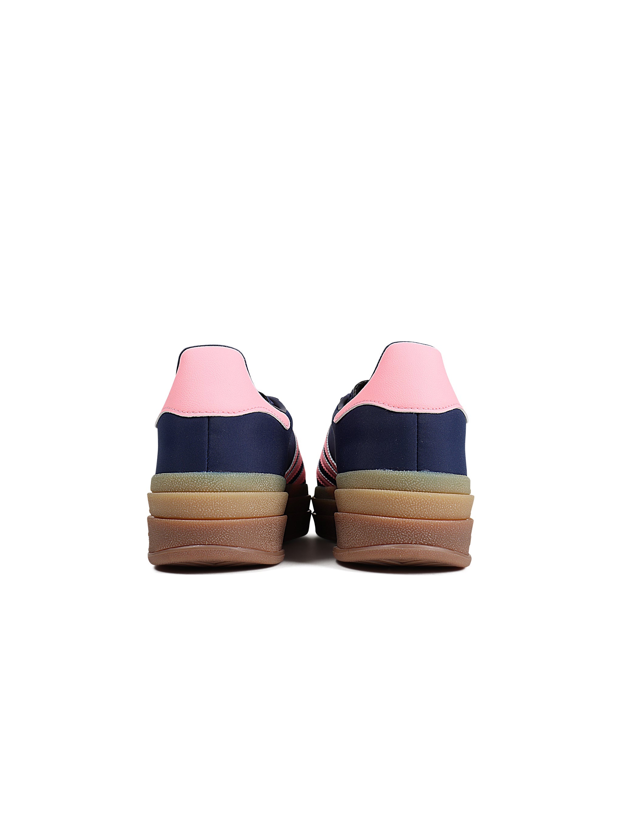 Adidas Womens Gazelle Bold - Dark Blue/Pink by Denim Exchange