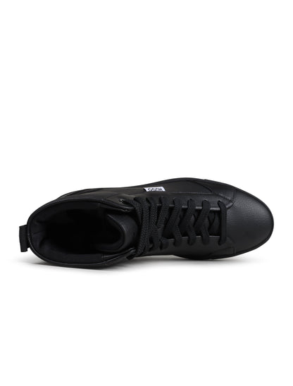 Hugo Morrie High Top Sneakers - Black by Denim Exchange