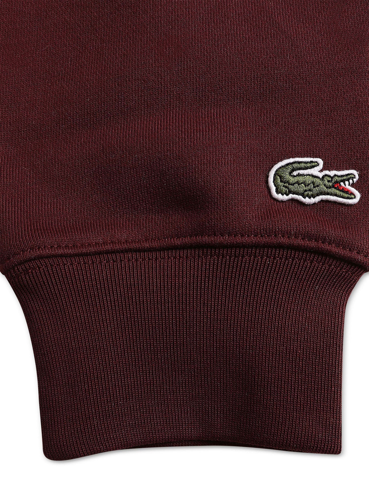 Lacoste Logo Hoodie - Burgundy by Denim Exchange