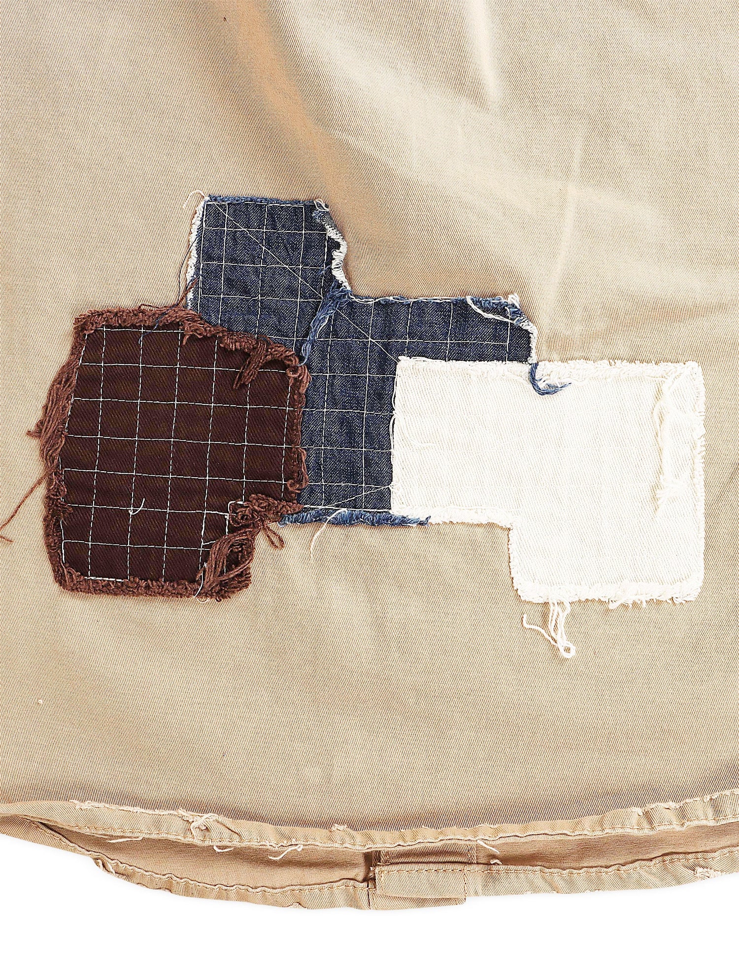Smugglers Moon Button Up Woven Top - Khaki Plaid by Denim Exchange