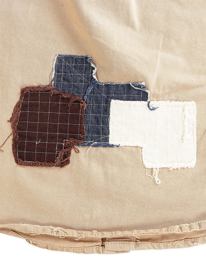 Smugglers Moon Button Up Woven Top - Khaki Plaid by Denim Exchange