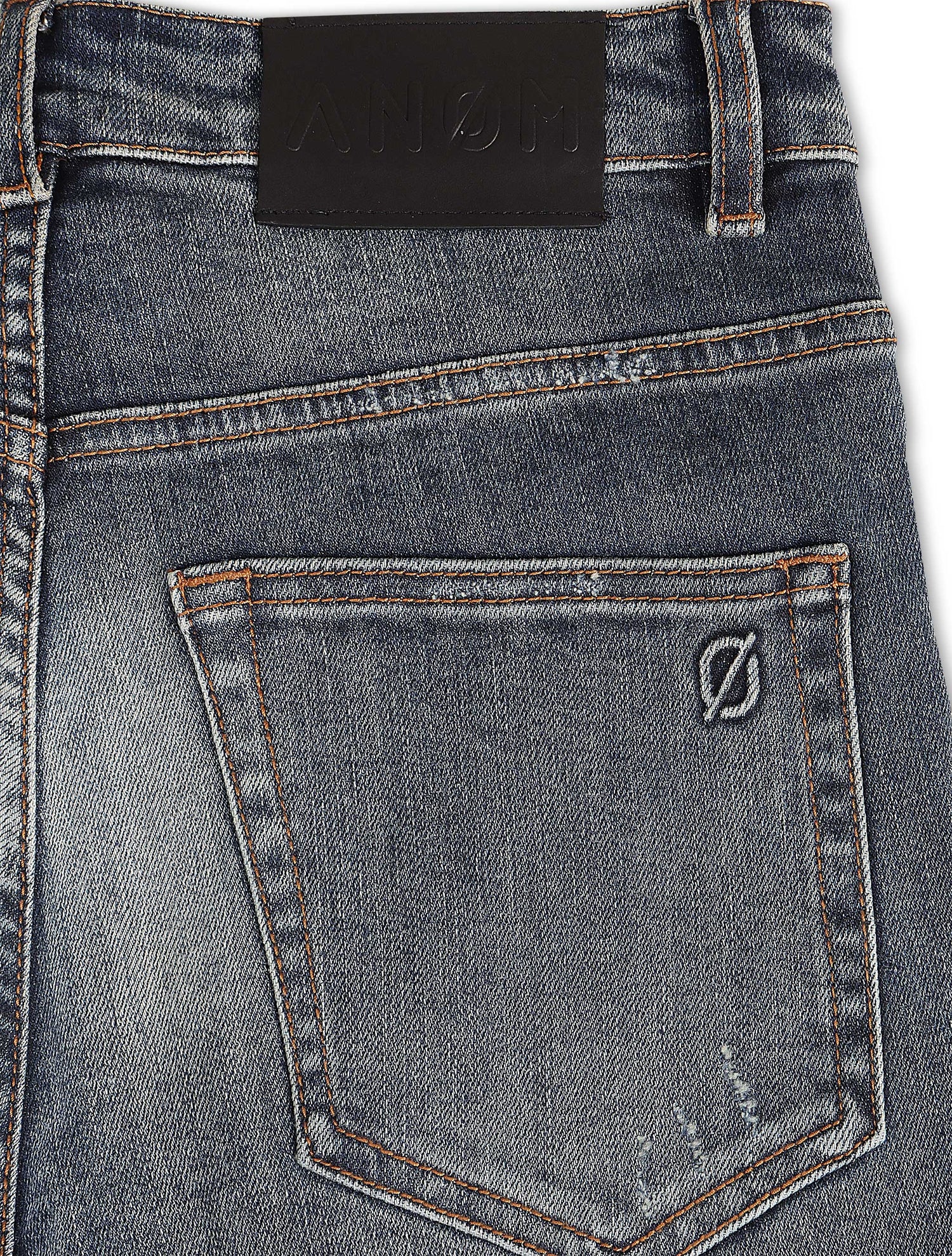 Anom Denim Mahdy Skinny Jean - Blue by Denim Exchange
