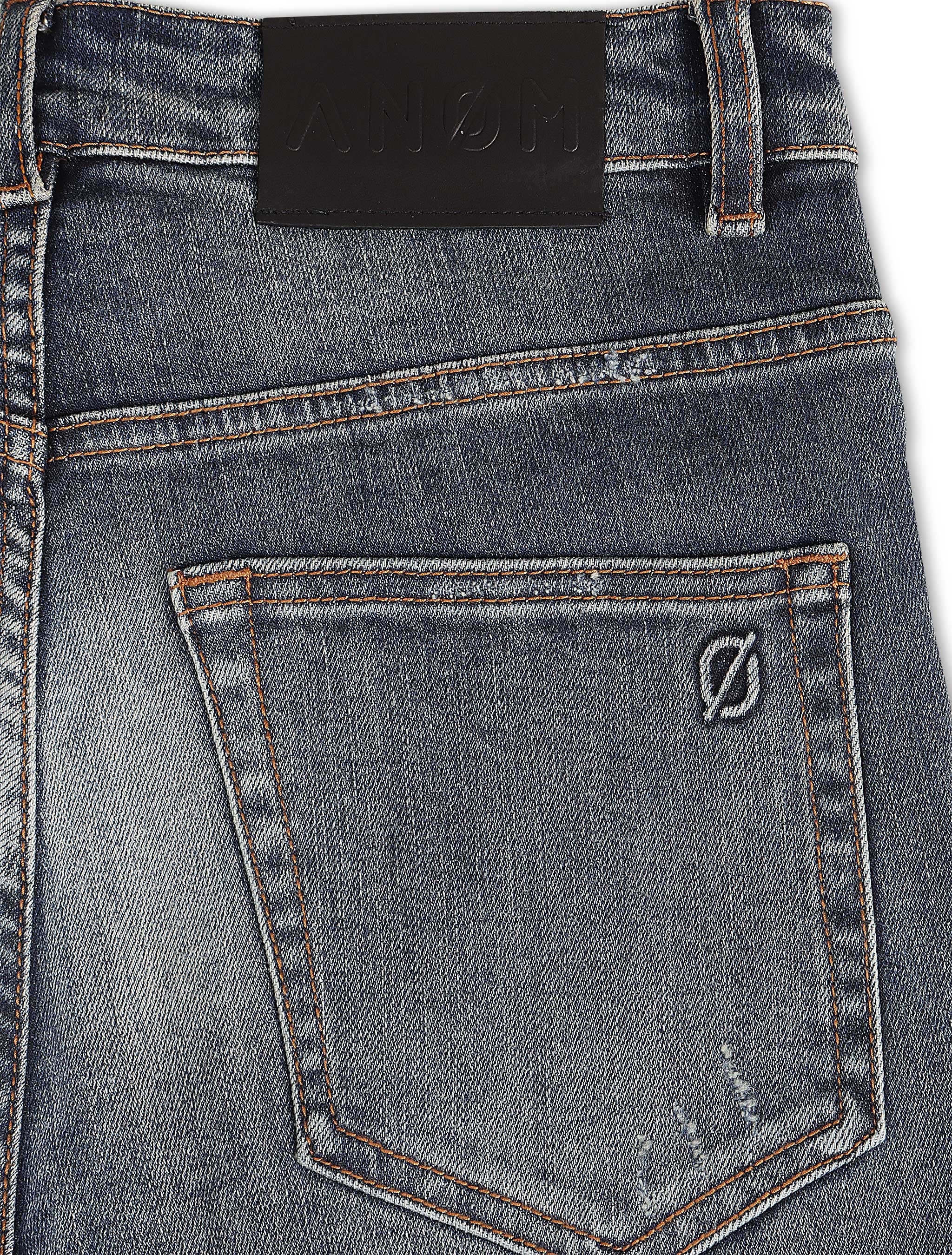Anom Denim Mahdy Skinny Jean - Blue by Denim Exchange