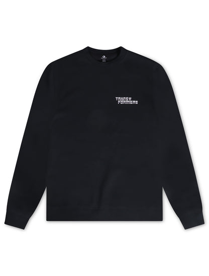 Converse x Transformers Crew Sweatshirt - Black by Denim Exchange