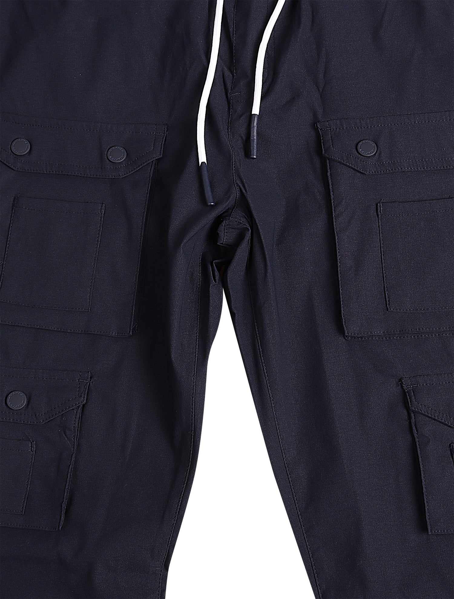 Makobi Colton Nylon Cargo Pants - Navy by Denim Exchange