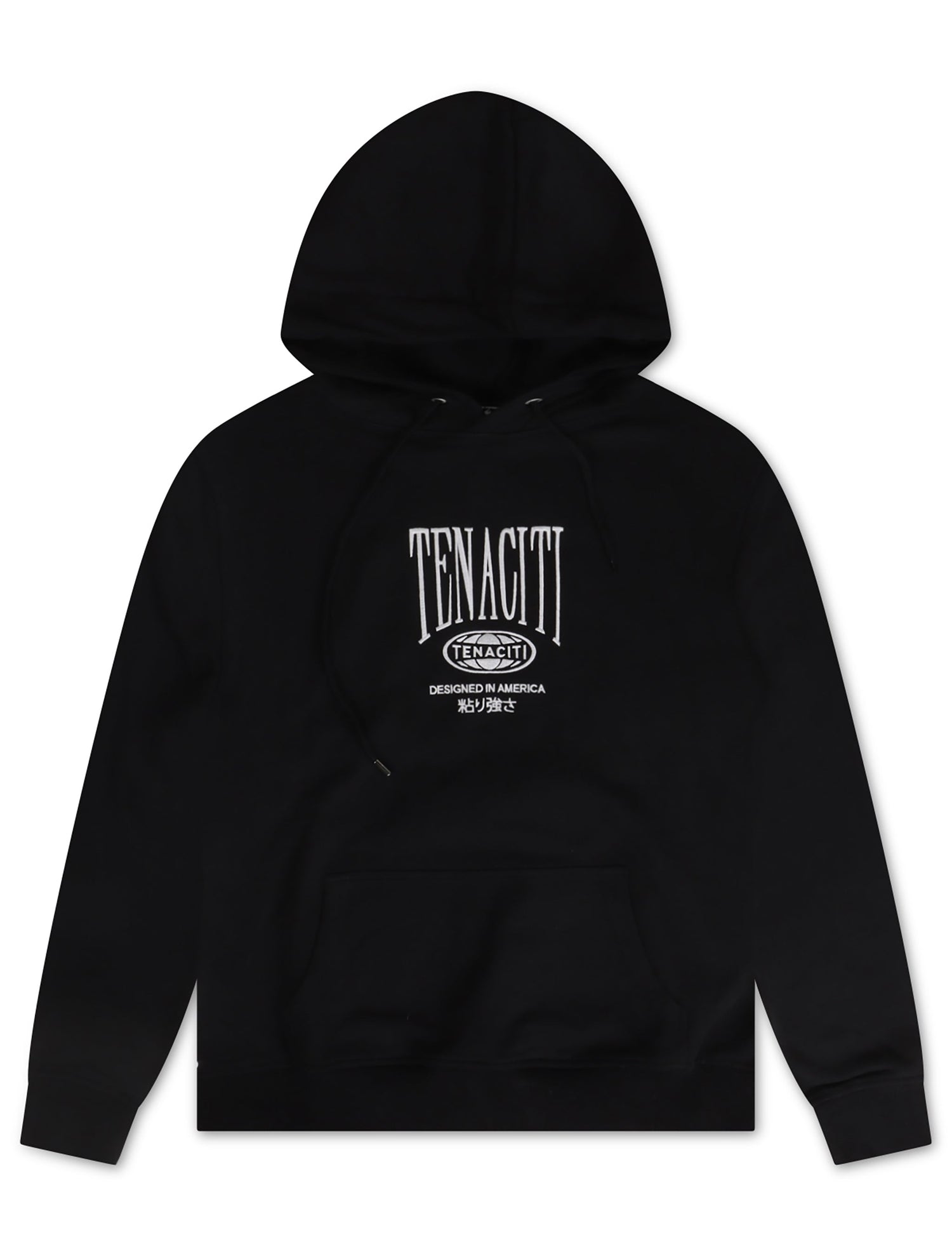 Tenaciti Designed in America Hoodie - Jet Black by Denim Exchange