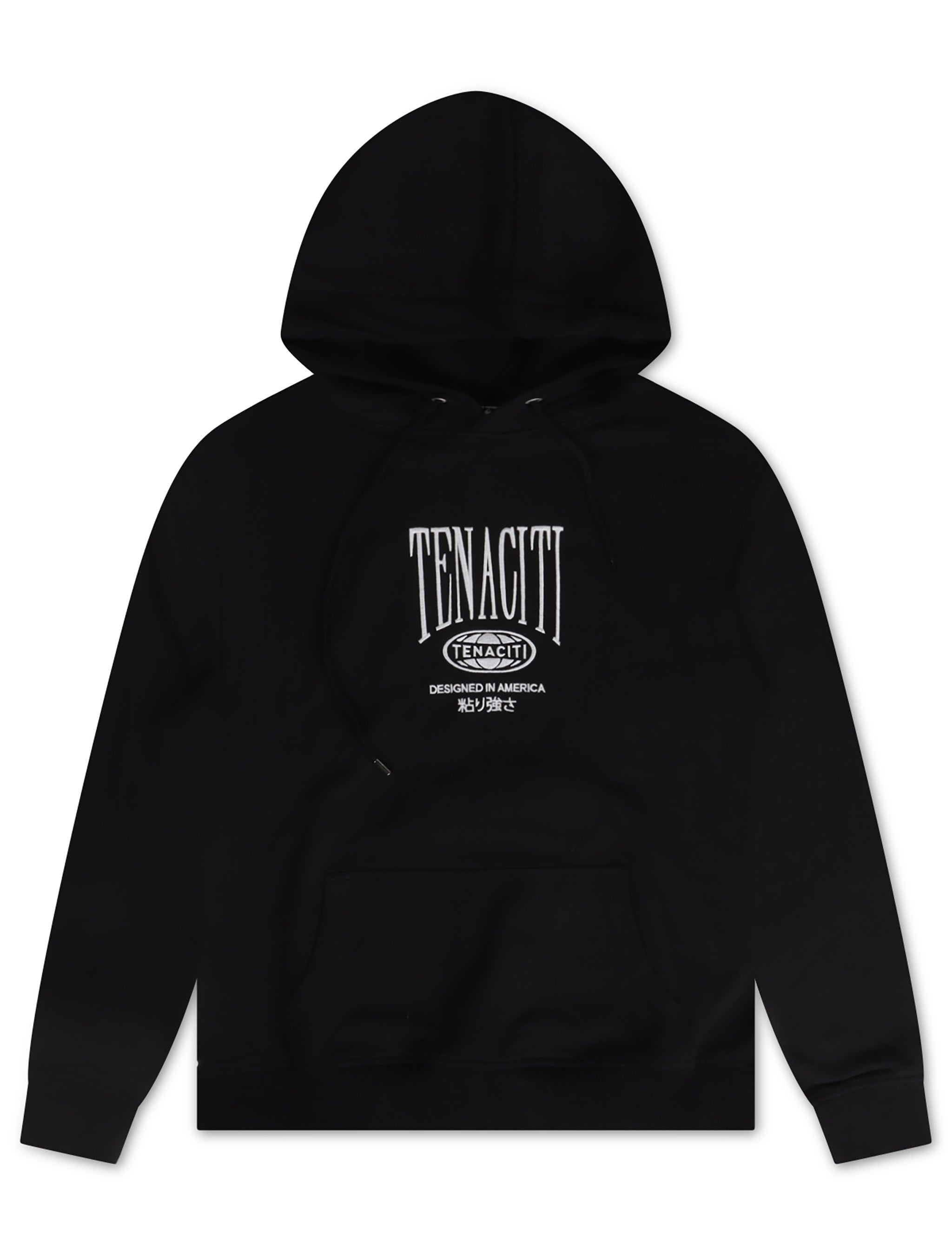 Tenaciti Designed in America Hoodie - Jet Black by Denim Exchange
