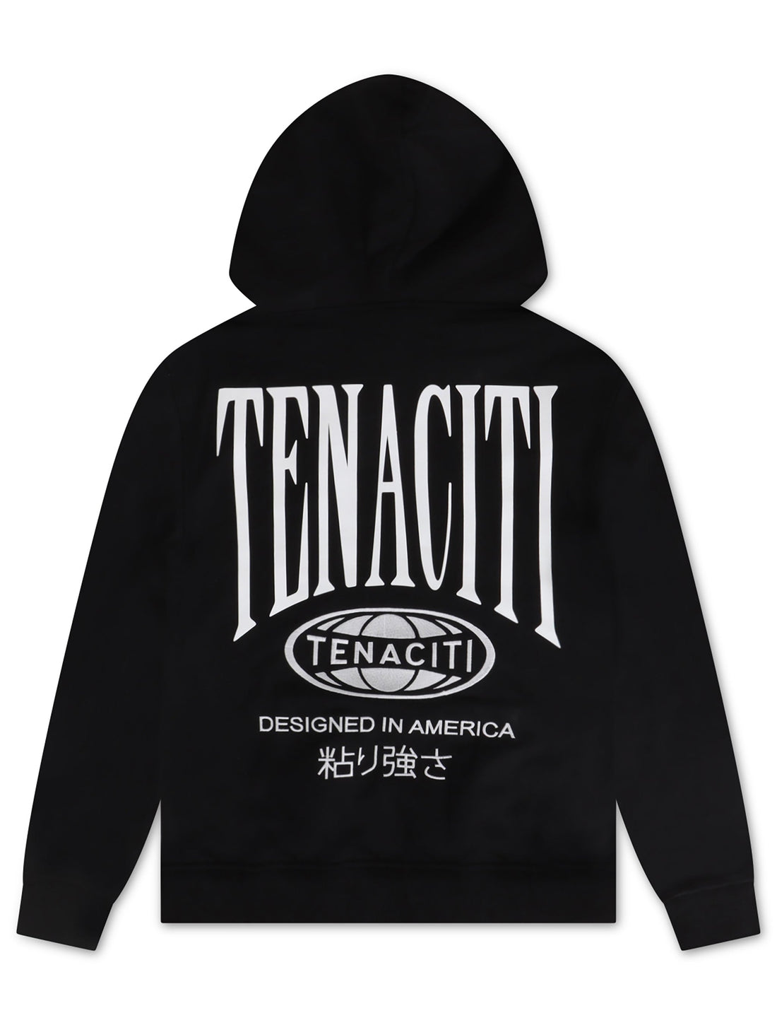 Tenaciti Designed in America Hoodie - Jet Black by Denim Exchange