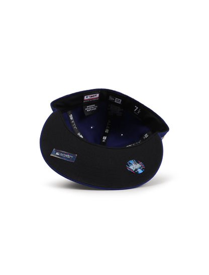 New Era 5950 Dodgers Post Season 2024 Fitted Hat - Royal Blue by Denim Exchange