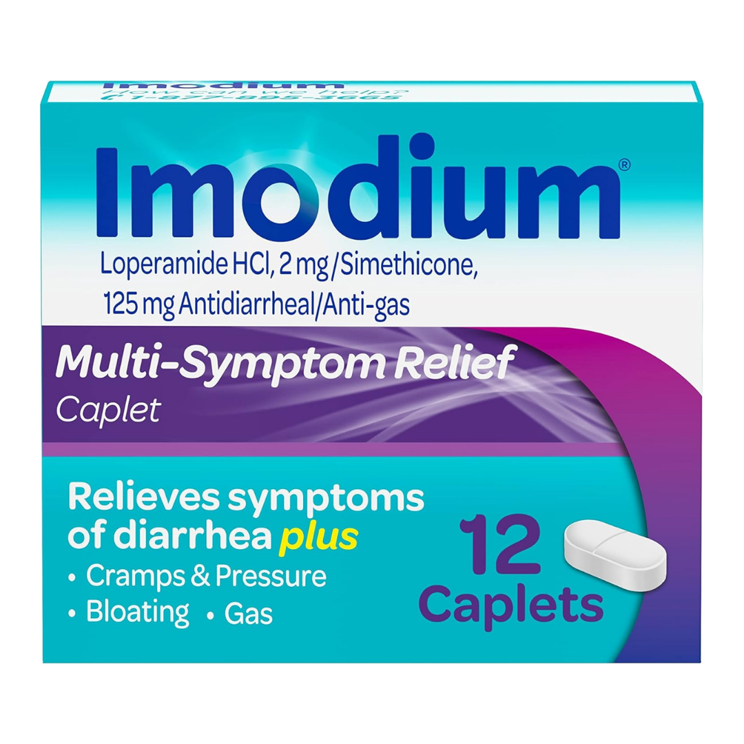 Imodium Multi‑Symptom Relief Capsules (12 count) by Farmacias Savia