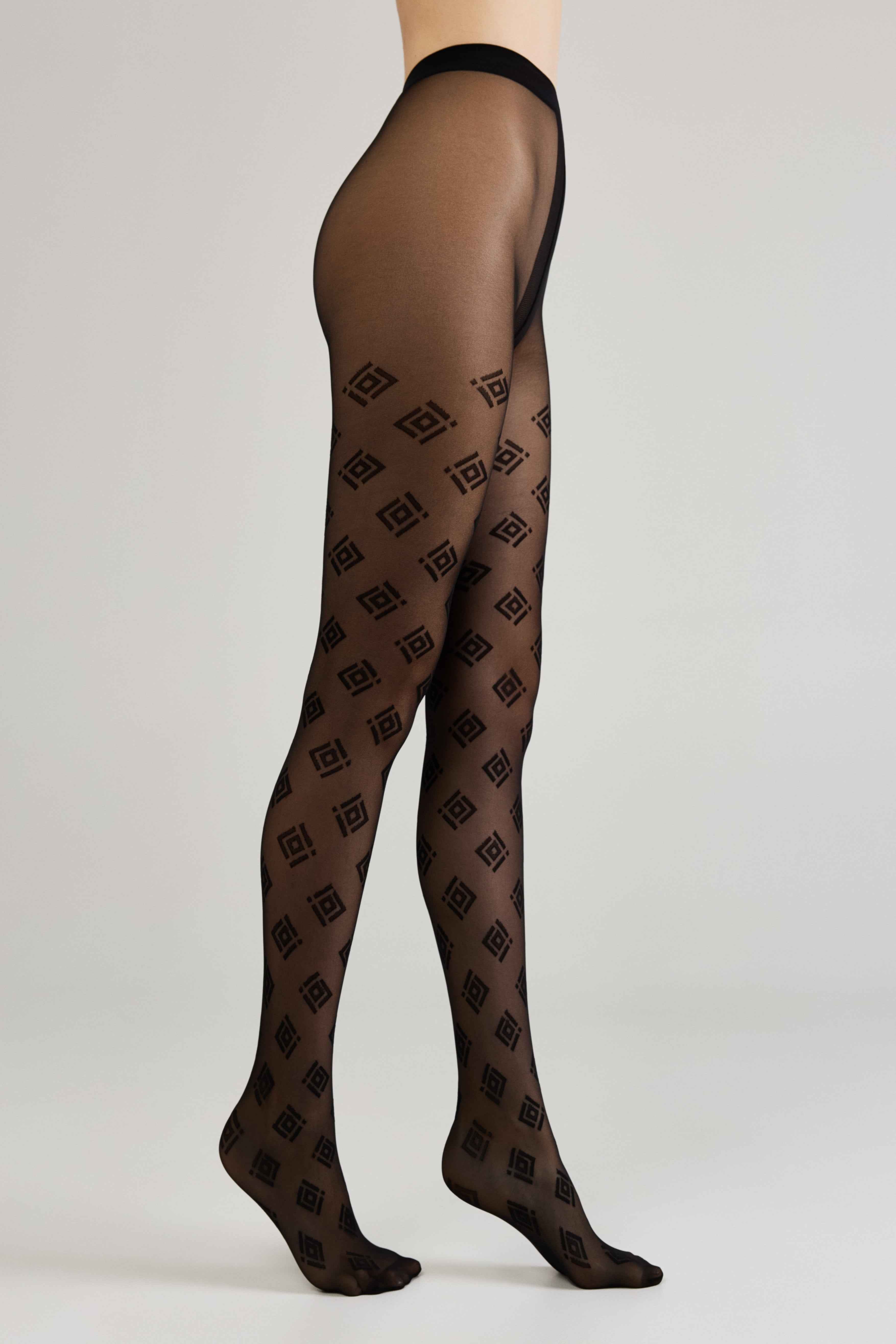 Fantasy Tights Conte Ingrid - Geometric Pattern