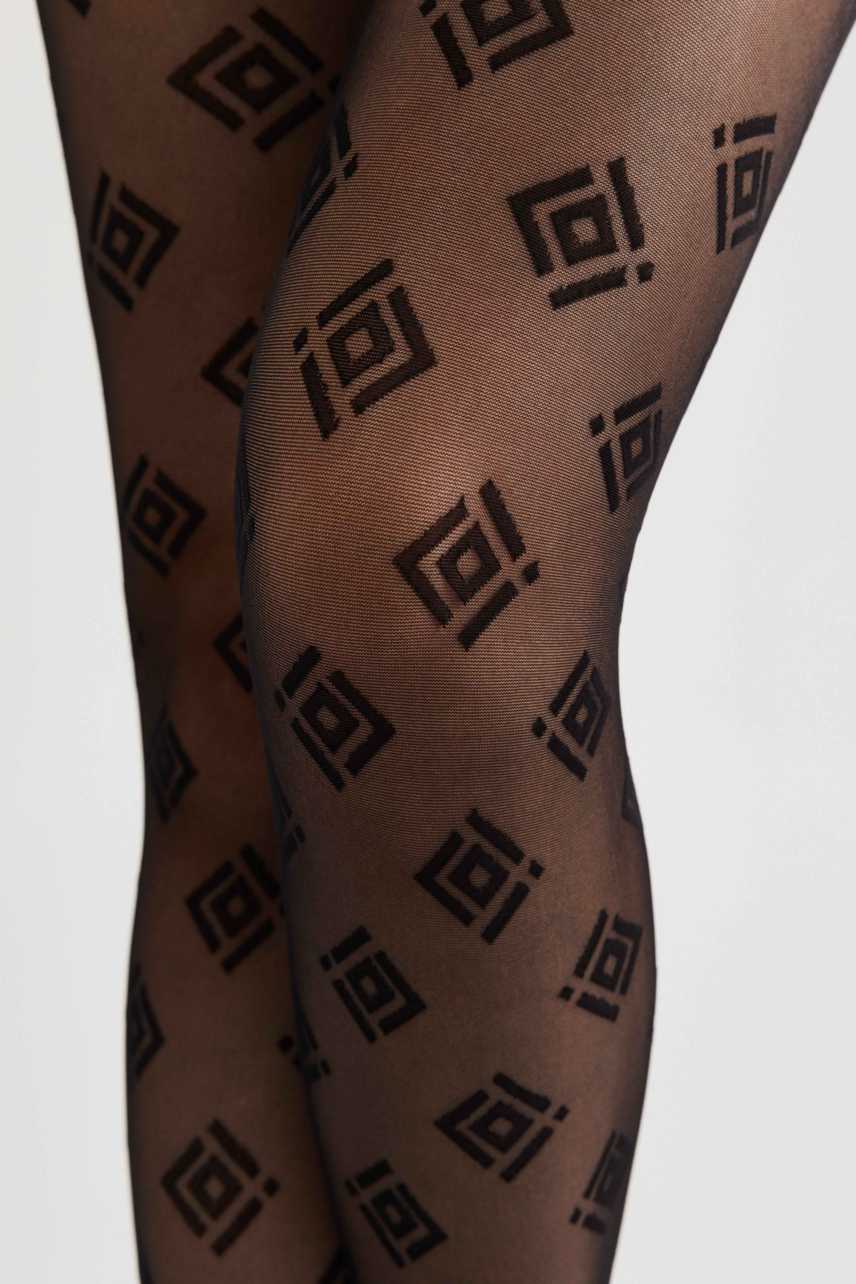 Fantasy Tights Conte Ingrid - Geometric Pattern