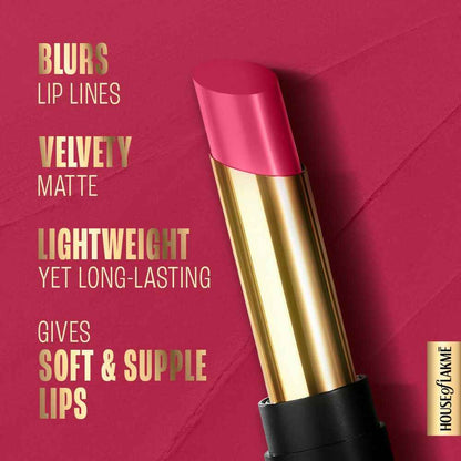 Lakme Absolute Beyond Matte Lipstick - 201 Pink Power