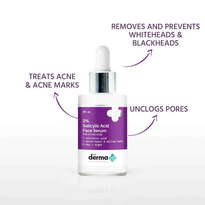 The Derma Co 1% Hyaluronic Sunscreen &amp; 2% Salicylic Face Serum Combo