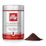 Illy Classico Medium Roast Ground Drip Coffee – 100% Arabica, Chocolate & Caramel Notes, 8.8 oz Can