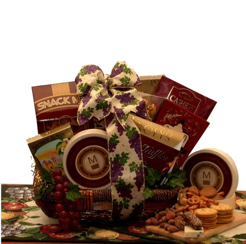Putting on The Ritz Gourmet Gift Basket - Luxury Christmas Gift Basket