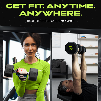 Octo Rubber Dumbbell (sold individually)