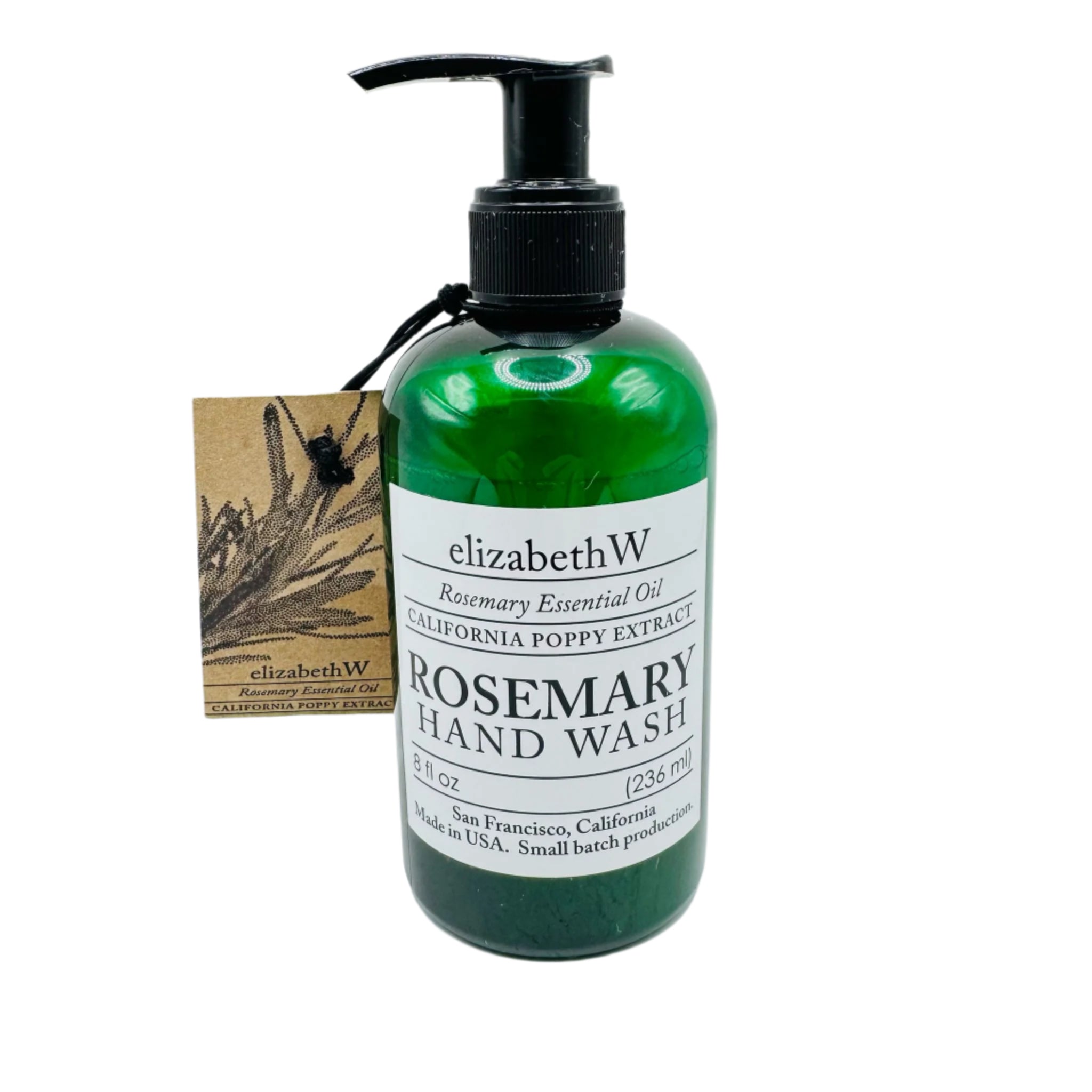 Elizabeth W Rosemary Essential Oil Hand Wash 8 oz by Pasteur Pharmacy