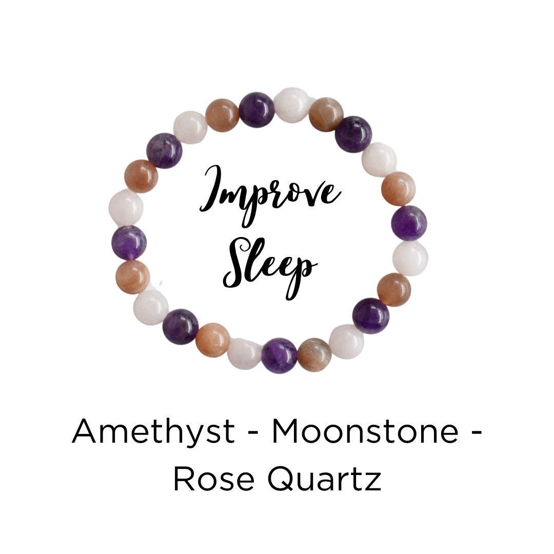 Improve SLEEP Bracelet Crystal Bracelet (Emotional Stress, Meditation )  DestGlow