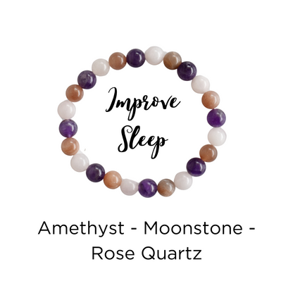 Improve SLEEP Bracelet Crystal Bracelet (Emotional Stress, Meditation )  DestGlow