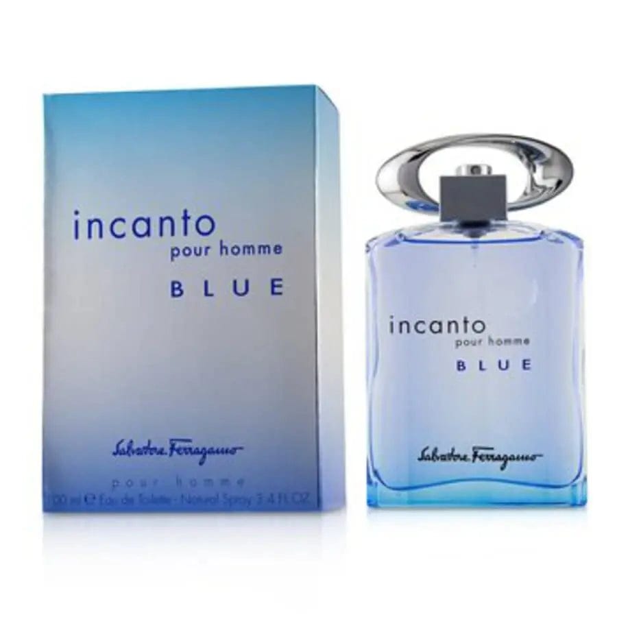 Incanto Blue By Salvatore Ferragamo For Men 3.4oz EDT Spray by perfumesandrea